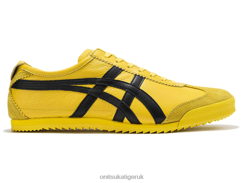Men MEXICO 66 DELUXE XTBPR23 Shoes Onitsuka Tiger Tai Chi Yellow/Black