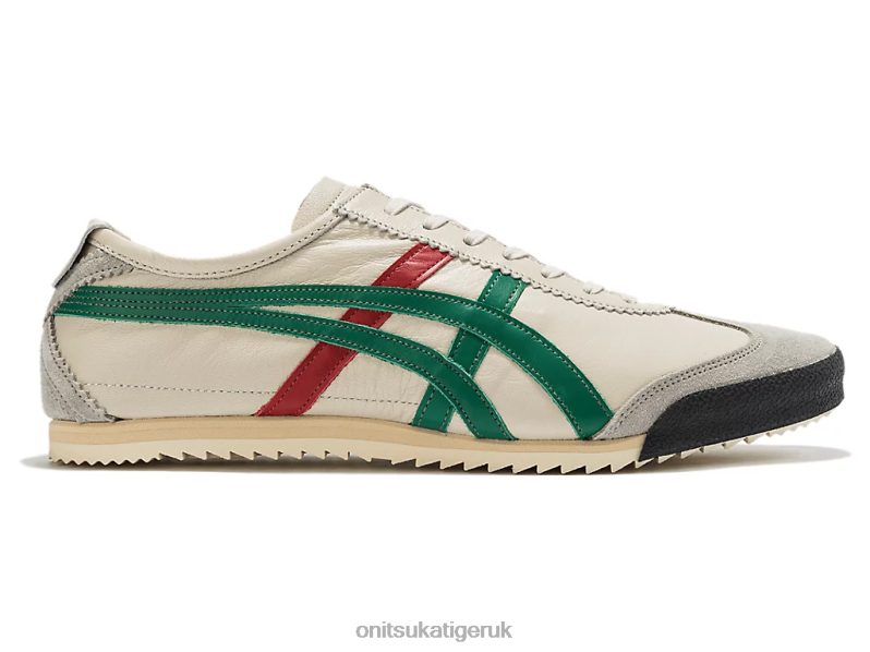 Men MEXICO 66 DELUXE XTBPR24 Shoes Onitsuka Tiger Cream/Green