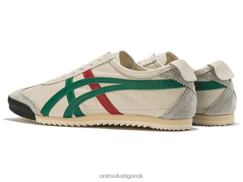 Men MEXICO 66 DELUXE XTBPR24 Shoes Onitsuka Tiger Cream/Green