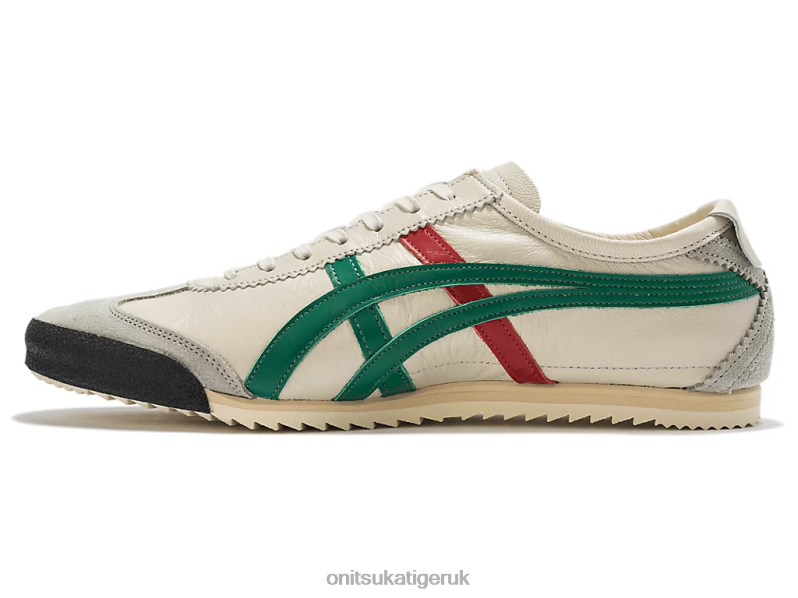 Men MEXICO 66 DELUXE XTBPR24 Shoes Onitsuka Tiger Cream/Green