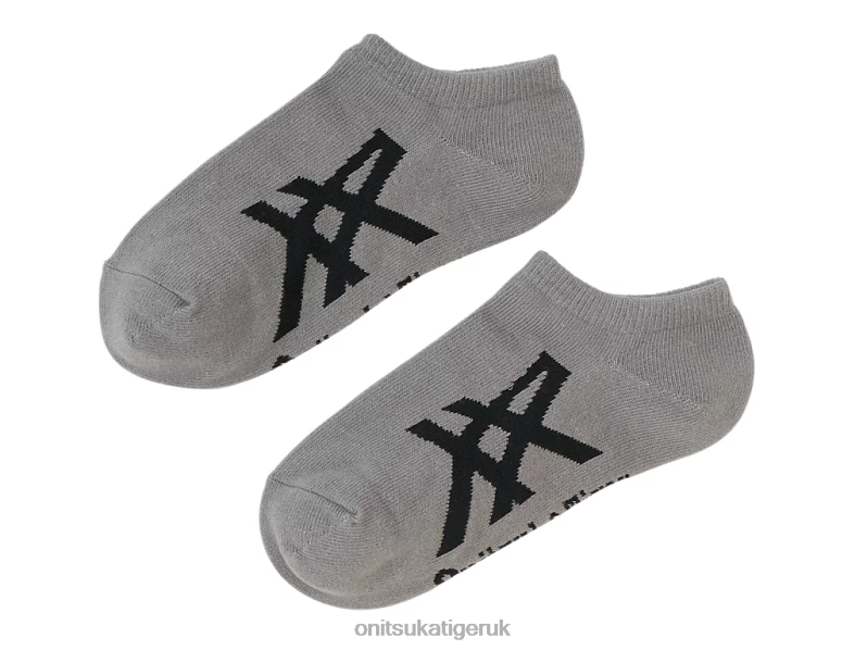 Unisex ANKLE SOCKS XTBPR495 Accessories Onitsuka Tiger Grey/Black