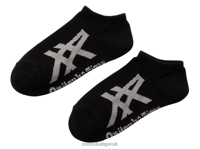 Unisex ANKLE SOCKS XTBPR531 Accessories Onitsuka Tiger Black/Heather Grey