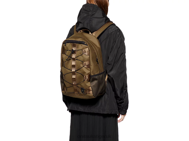 Unisex BACK PACK XTBPR521 Accessories Onitsuka Tiger Olive