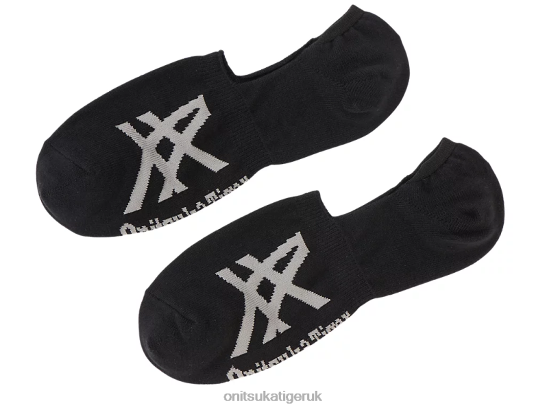 Unisex INVISIBLE SOCKS XTBPR484 Accessories Onitsuka Tiger Black/Heather Grey