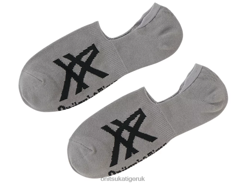Unisex INVISIBLE SOCKS XTBPR485 Accessories Onitsuka Tiger Grey/Black