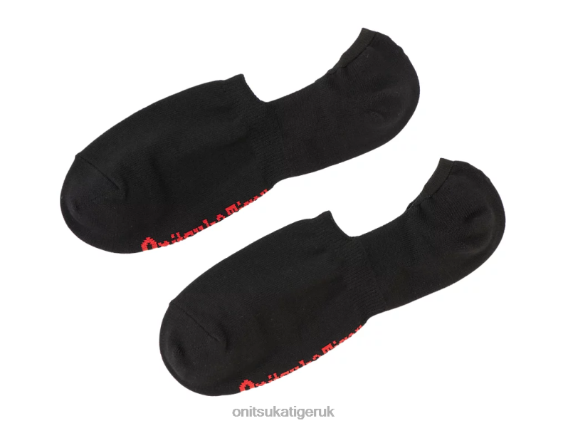 Unisex INVISIBLE SOCKS XTBPR499 Accessories Onitsuka Tiger Black/Red