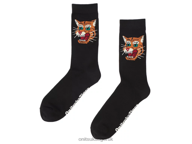 Unisex MIDDLE SOCKS XTBPR493 Accessories Onitsuka Tiger Black