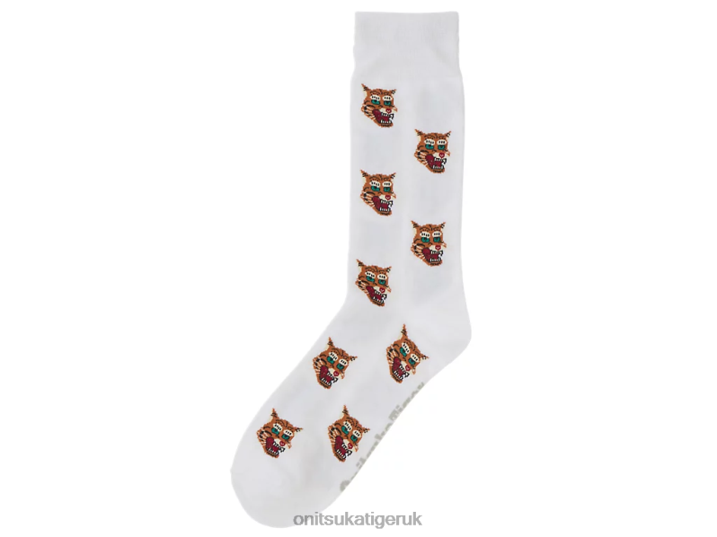 Unisex MIDDLE SOCKS XTBPR496 Accessories Onitsuka Tiger White