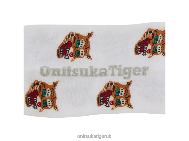 Unisex MIDDLE SOCKS XTBPR496 Accessories Onitsuka Tiger White