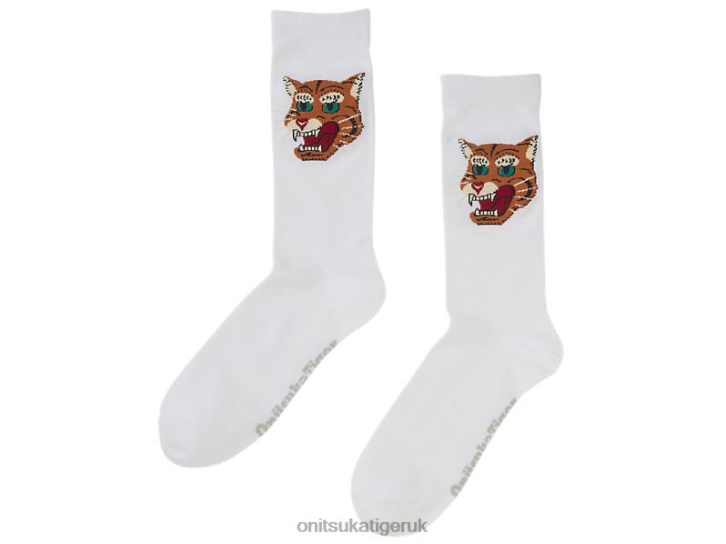 Unisex MIDDLE SOCKS XTBPR502 Accessories Onitsuka Tiger White