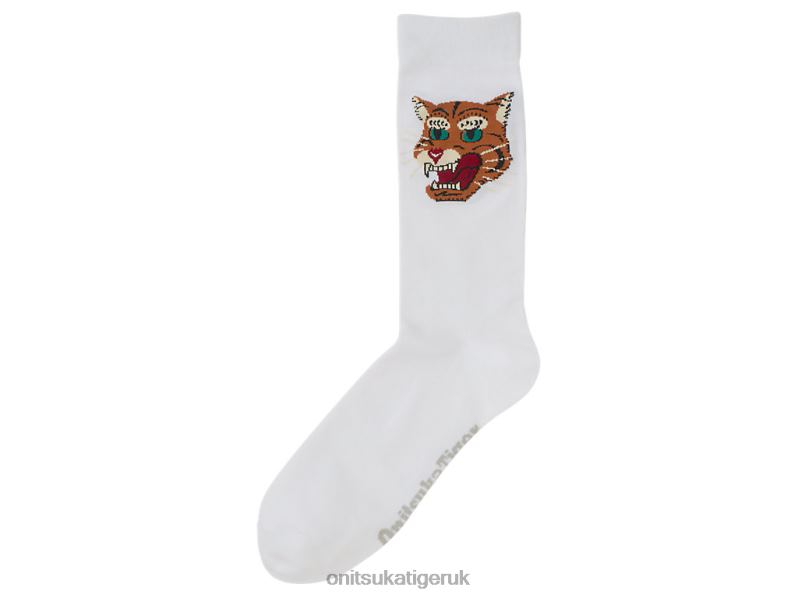Unisex MIDDLE SOCKS XTBPR502 Accessories Onitsuka Tiger White