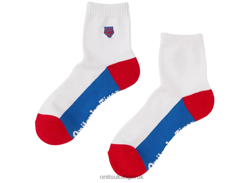 Unisex SHORT SOCKS XTBPR513 Accessories Onitsuka Tiger White
