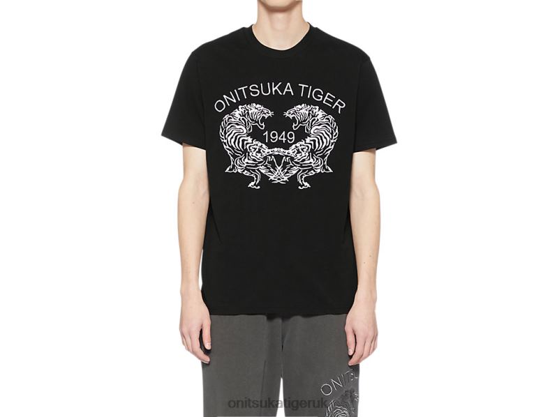 Unisex GRAPHIC TEE XTBPR386 Clothing Onitsuka Tiger Black