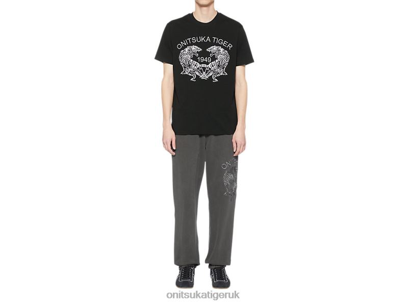 Unisex GRAPHIC TEE XTBPR386 Clothing Onitsuka Tiger Black