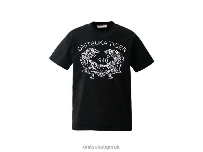 Unisex GRAPHIC TEE XTBPR386 Clothing Onitsuka Tiger Black