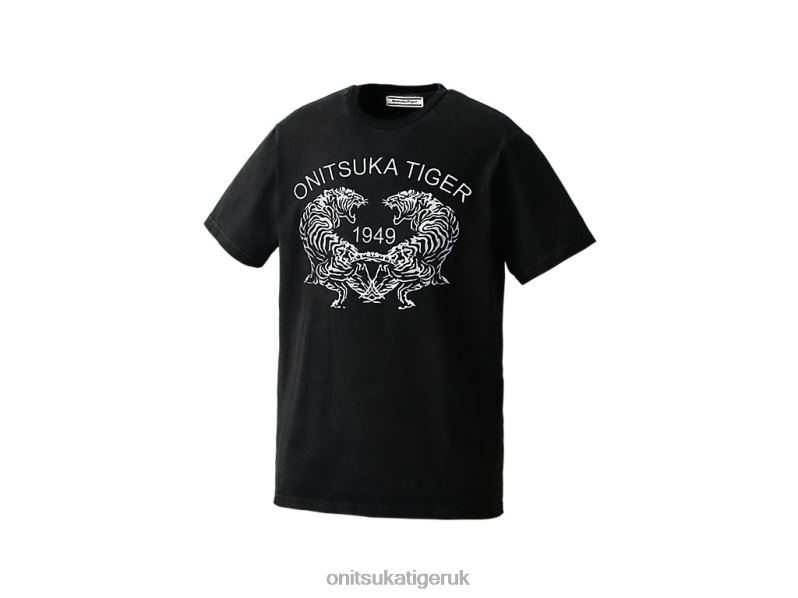 Unisex GRAPHIC TEE XTBPR386 Clothing Onitsuka Tiger Black