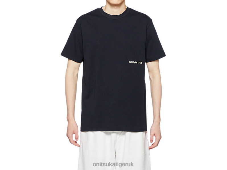 Unisex GRAPHIC TEE XTBPR387 Clothing Onitsuka Tiger Black