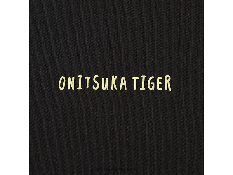 Unisex GRAPHIC TEE XTBPR387 Clothing Onitsuka Tiger Black