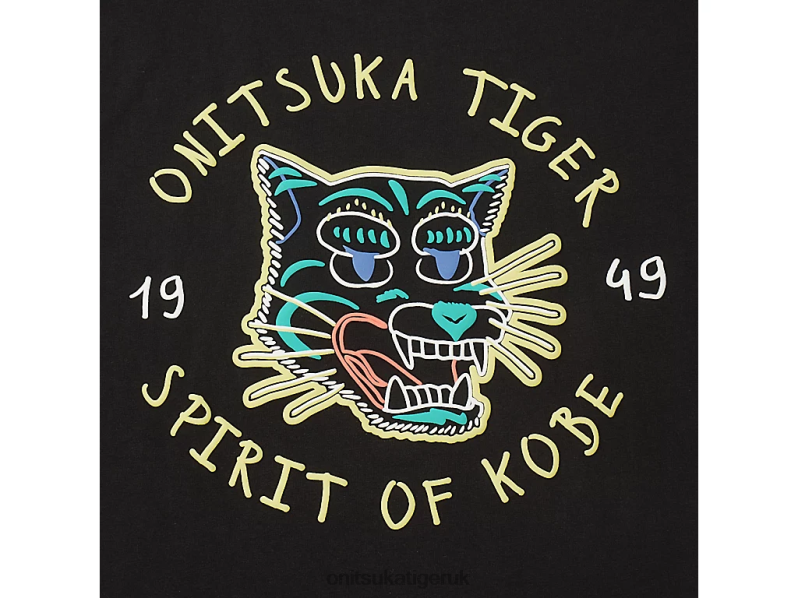 Unisex GRAPHIC TEE XTBPR387 Clothing Onitsuka Tiger Black