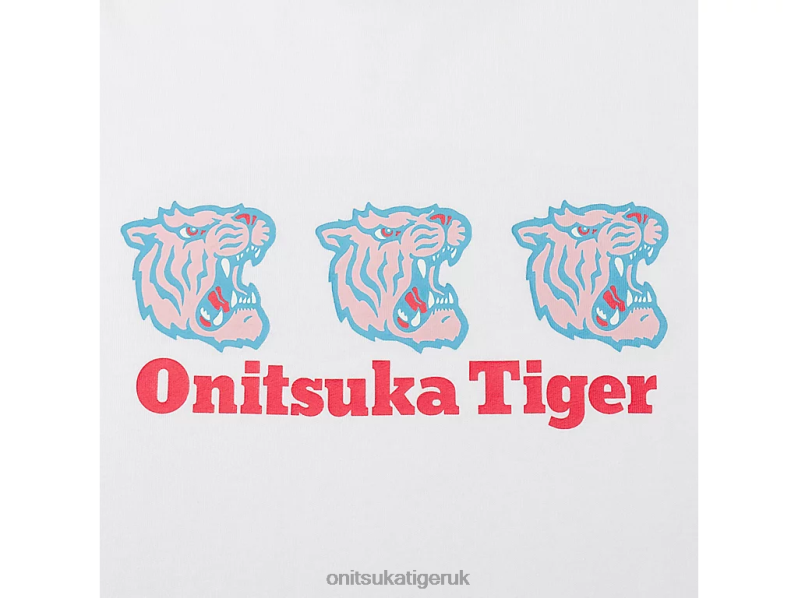 Unisex GRAPHIC TEE XTBPR390 Clothing Onitsuka Tiger White