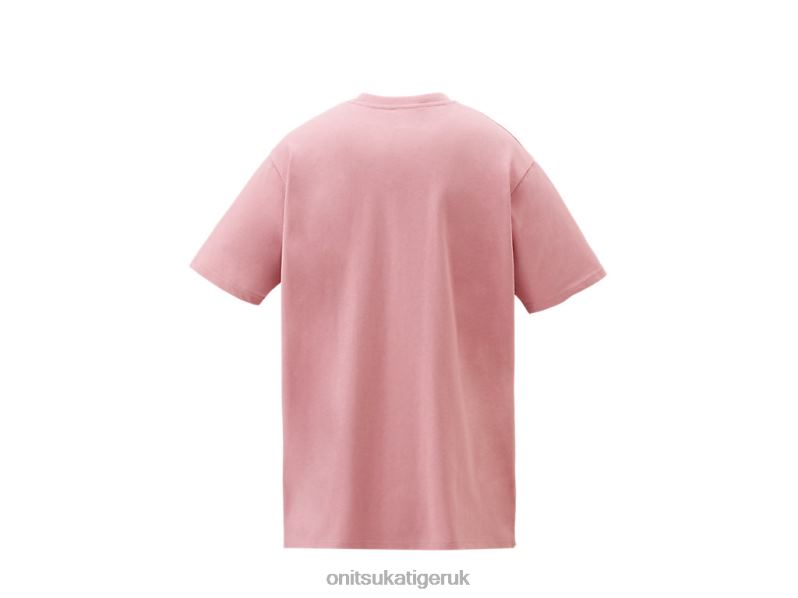 Unisex GRAPHIC TEE XTBPR391 Clothing Onitsuka Tiger Light Pink