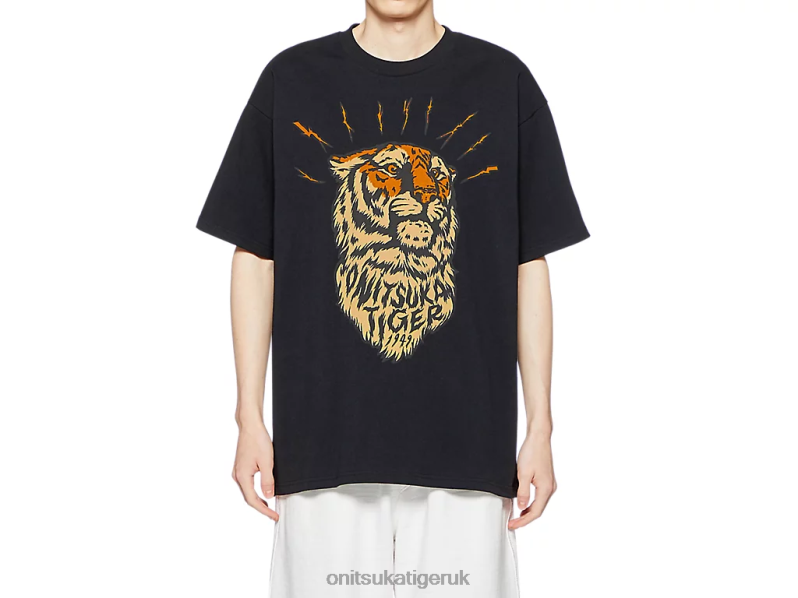Unisex GRAPHIC TEE XTBPR395 Clothing Onitsuka Tiger Black