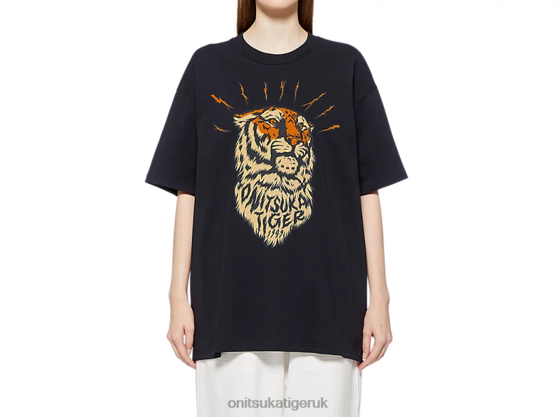 Unisex GRAPHIC TEE XTBPR395 Clothing Onitsuka Tiger Black