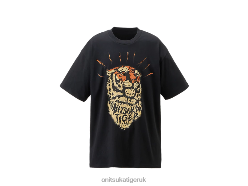 Unisex GRAPHIC TEE XTBPR395 Clothing Onitsuka Tiger Black