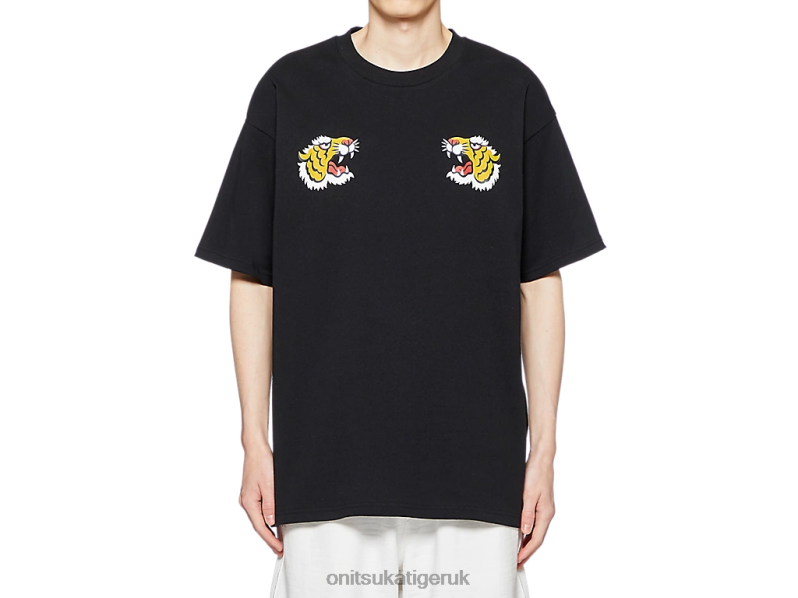 Unisex GRAPHIC TEE XTBPR400 Clothing Onitsuka Tiger Black