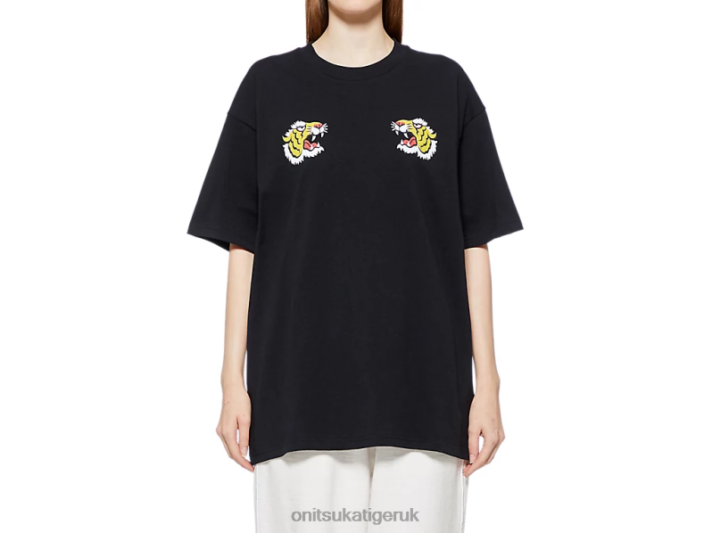 Unisex GRAPHIC TEE XTBPR400 Clothing Onitsuka Tiger Black