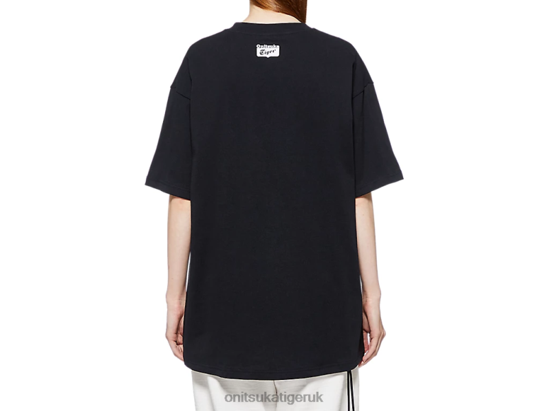 Unisex GRAPHIC TEE XTBPR400 Clothing Onitsuka Tiger Black