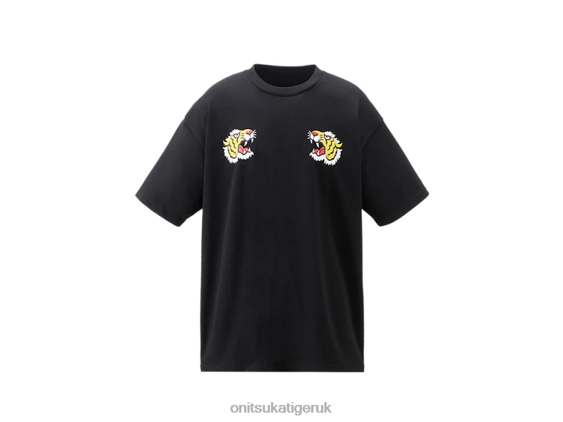 Unisex GRAPHIC TEE XTBPR400 Clothing Onitsuka Tiger Black