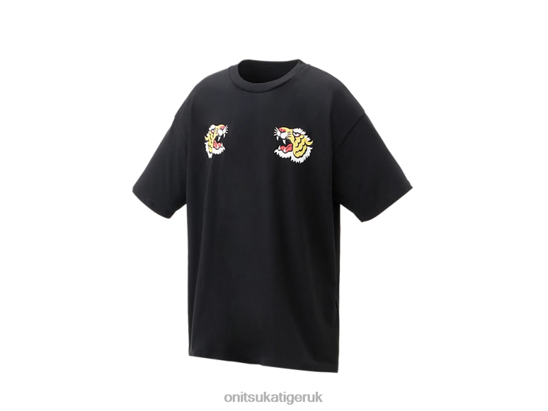 Unisex GRAPHIC TEE XTBPR400 Clothing Onitsuka Tiger Black