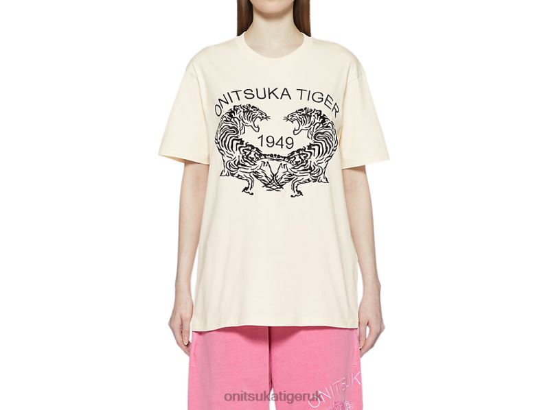Unisex GRAPHIC TEE XTBPR402 Clothing Onitsuka Tiger White