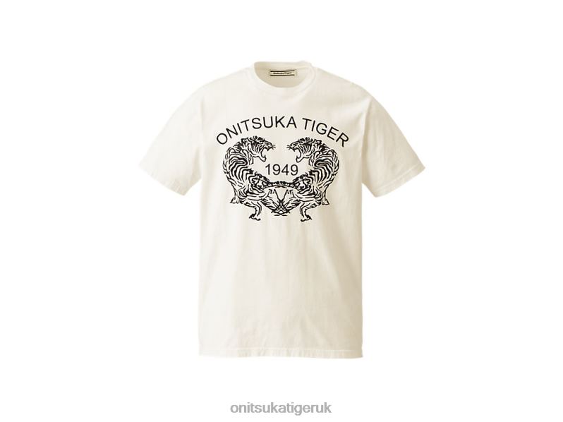 Unisex GRAPHIC TEE XTBPR402 Clothing Onitsuka Tiger White
