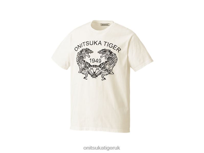 Unisex GRAPHIC TEE XTBPR402 Clothing Onitsuka Tiger White