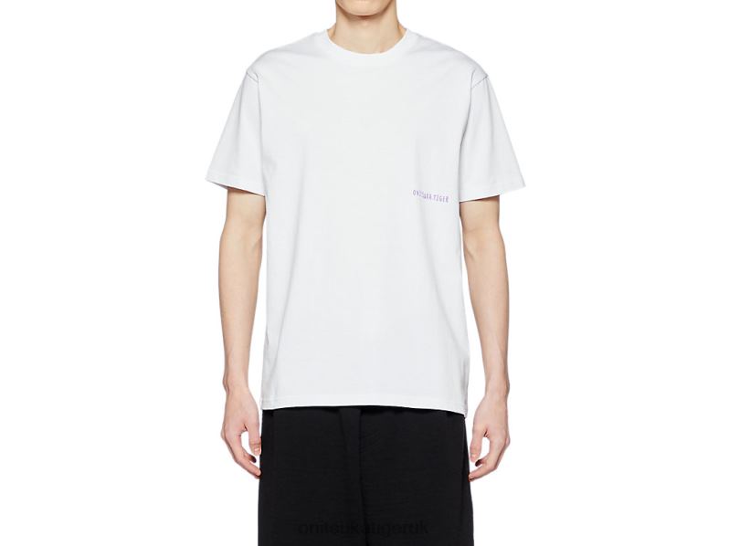 Unisex GRAPHIC TEE XTBPR404 Clothing Onitsuka Tiger White