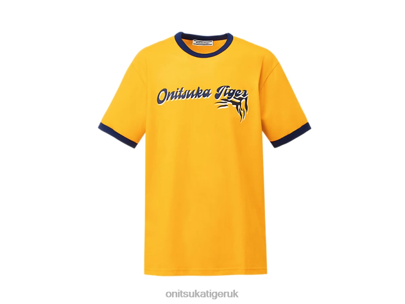 Unisex GRAPHIC TEE XTBPR468 Clothing Onitsuka Tiger Yellow