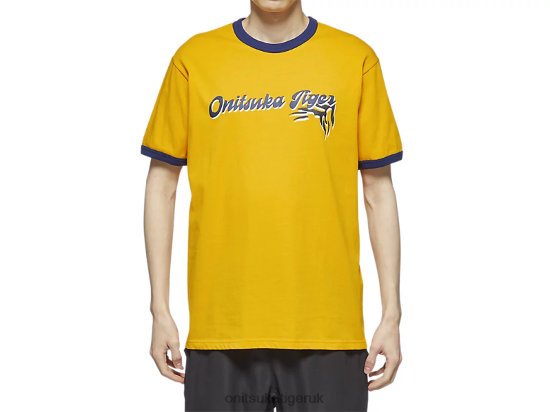 Unisex GRAPHIC TEE XTBPR468 Clothing Onitsuka Tiger Yellow