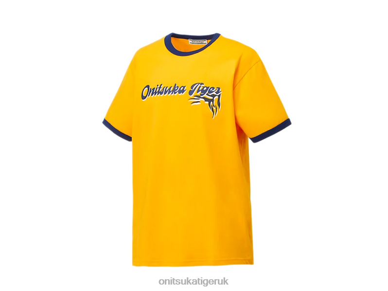 Unisex GRAPHIC TEE XTBPR468 Clothing Onitsuka Tiger Yellow
