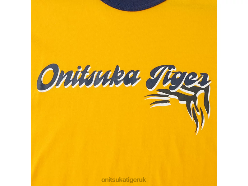Unisex GRAPHIC TEE XTBPR468 Clothing Onitsuka Tiger Yellow