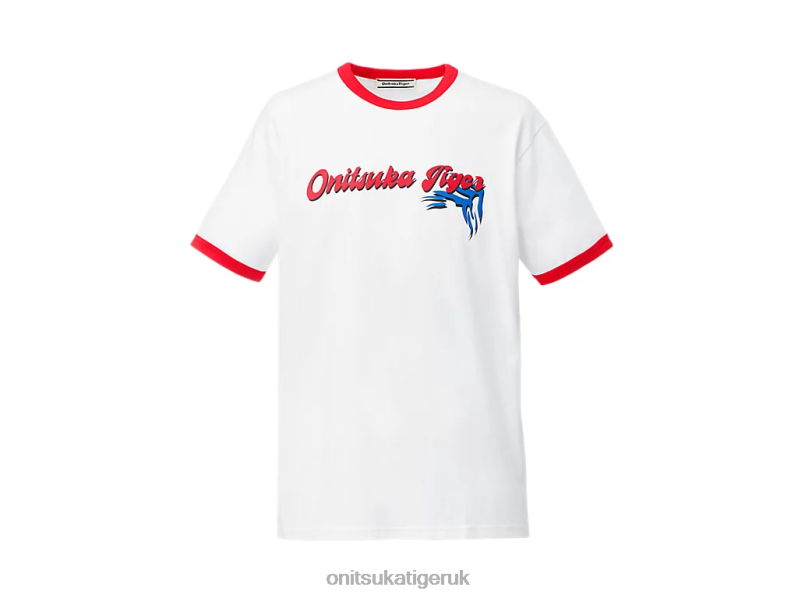 Unisex GRAPHIC TEE XTBPR469 Clothing Onitsuka Tiger White