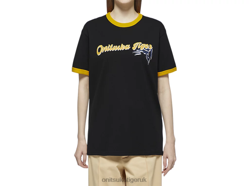 Unisex GRAPHIC TEE XTBPR471 Clothing Onitsuka Tiger Black