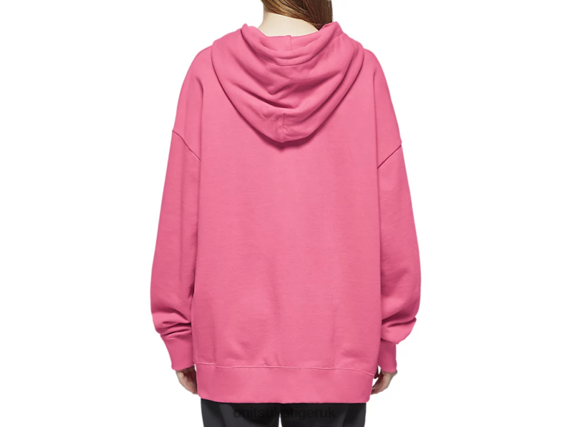 Unisex HOODIE TOP XTBPR476 Clothing Onitsuka Tiger Pink