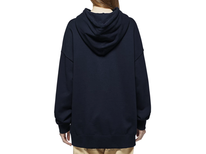 Unisex HOODIE TOP XTBPR479 Clothing Onitsuka Tiger Dark Navy