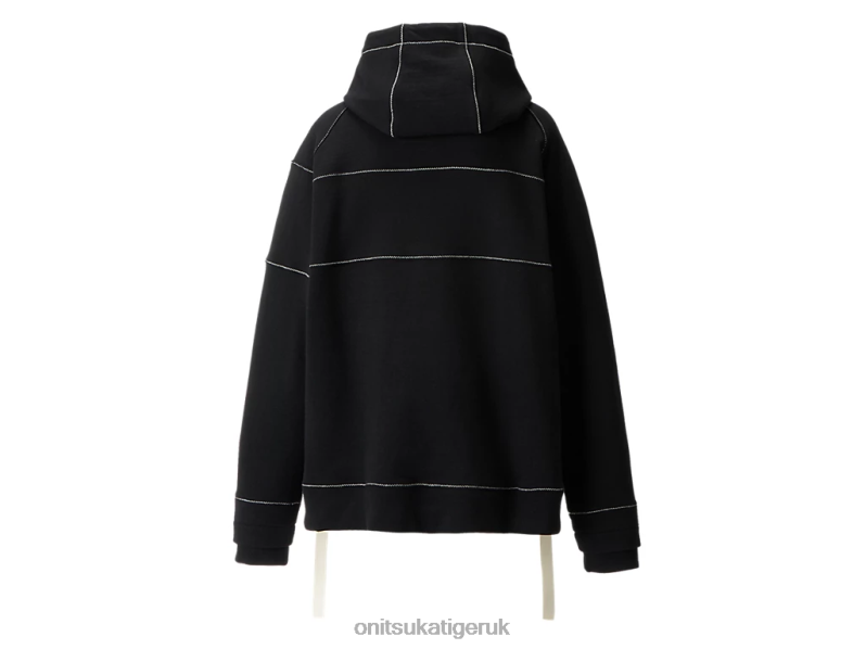Unisex HOODIE XTBPR397 Clothing Onitsuka Tiger Black
