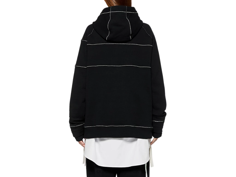 Unisex HOODIE XTBPR397 Clothing Onitsuka Tiger Black