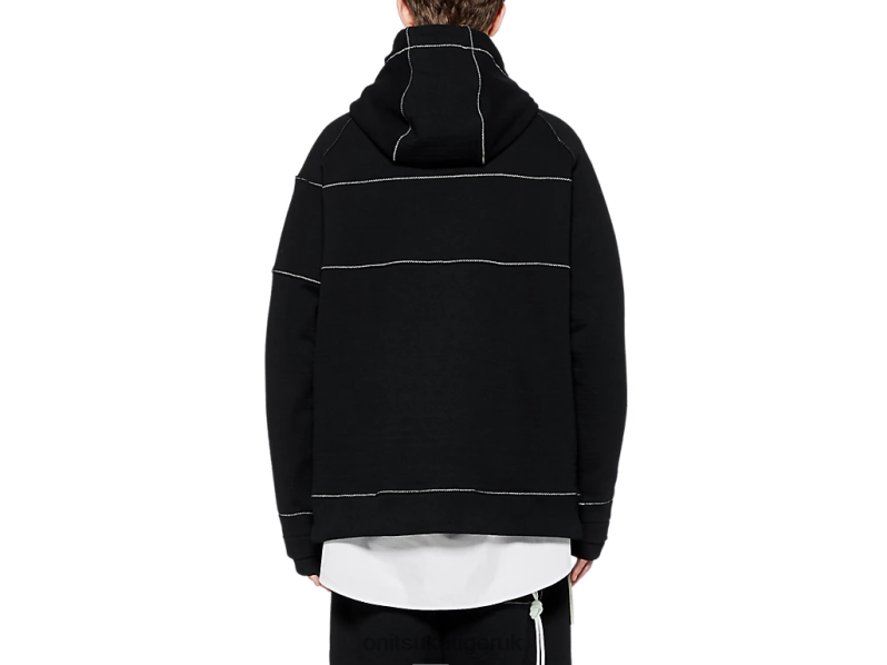 Unisex HOODIE XTBPR397 Clothing Onitsuka Tiger Black