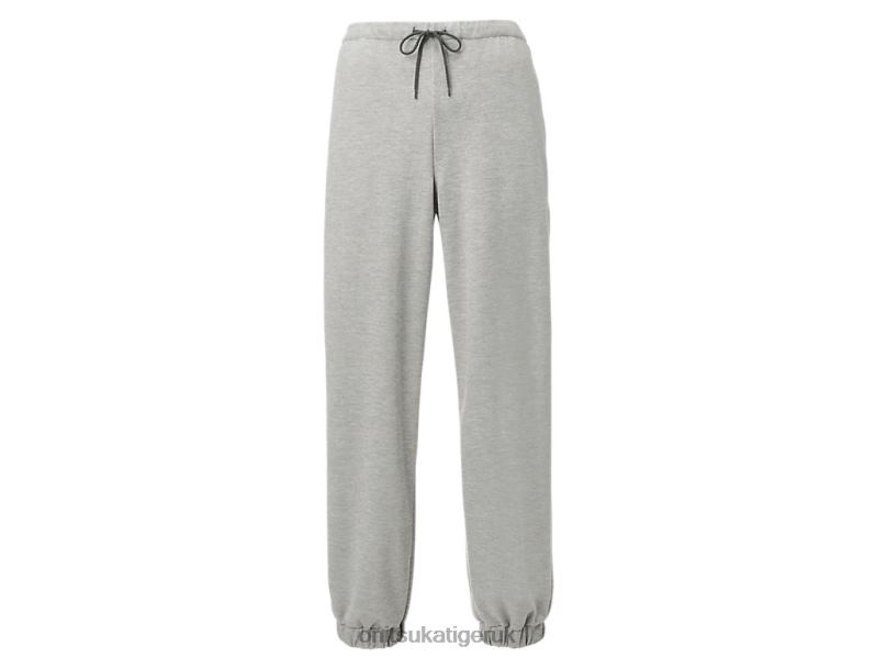Unisex JOGGER PANTS XTBPR473 Clothing Onitsuka Tiger Heather Grey