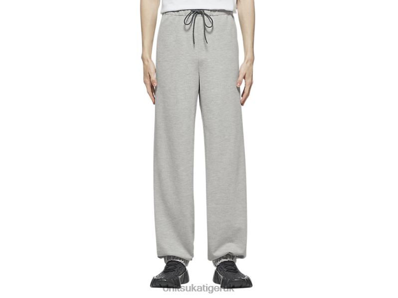 Unisex JOGGER PANTS XTBPR473 Clothing Onitsuka Tiger Heather Grey
